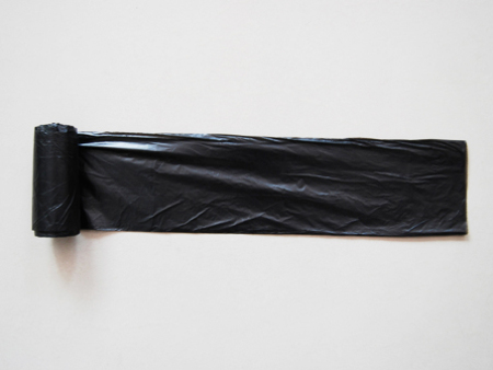 八角黑色垃圾(ji)連卷袋